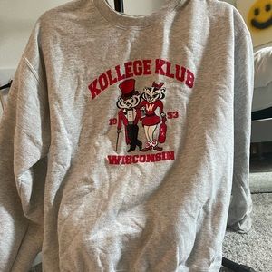 Wisconsin crewneck
